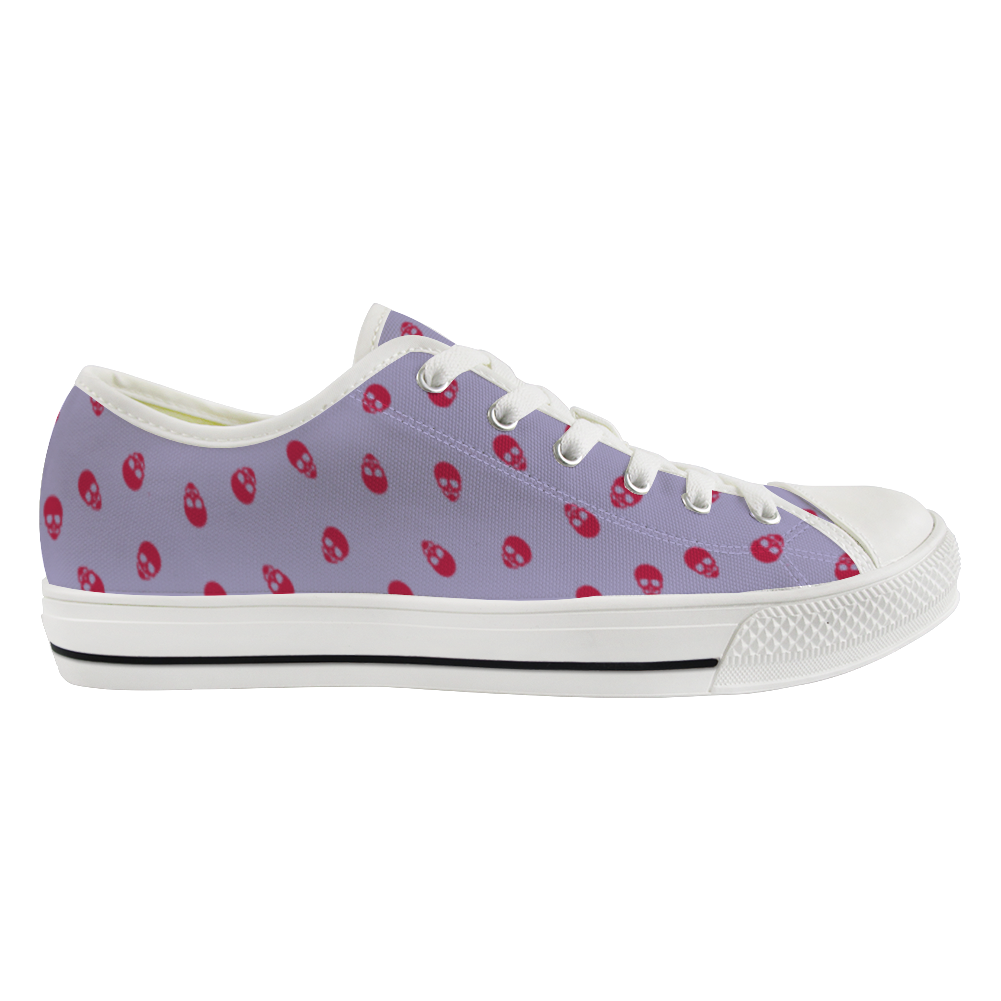 Low Top Sneakers in Digital Lavendar and Viva Magenta