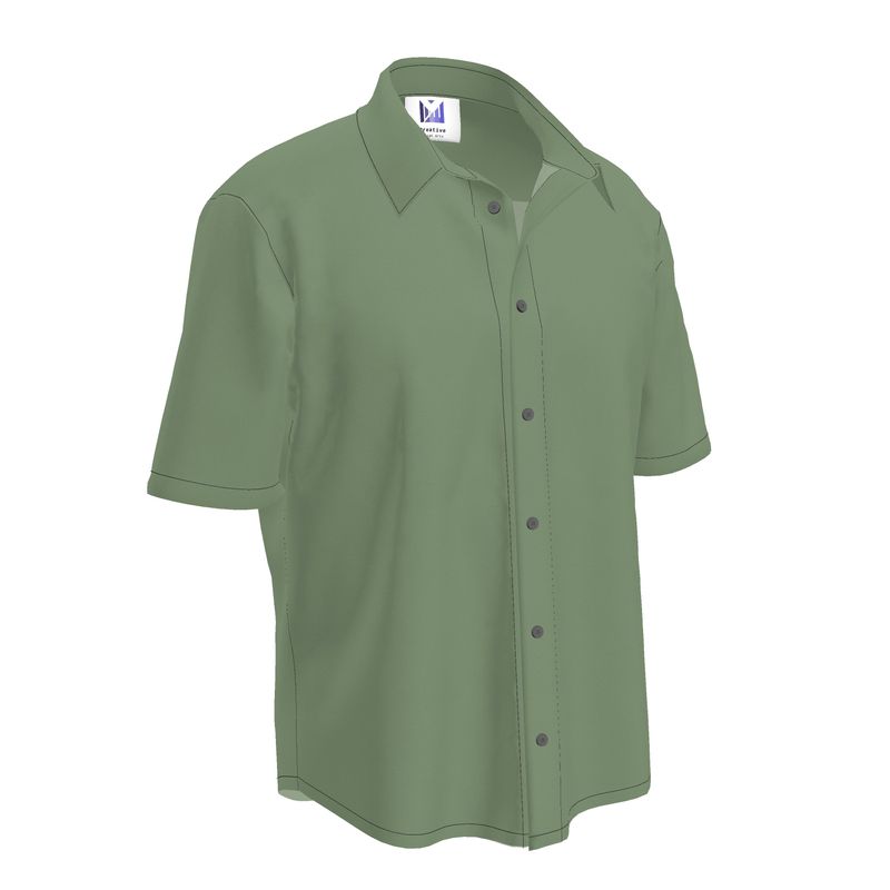 Men's Short Sleeve Jade Green Shirt