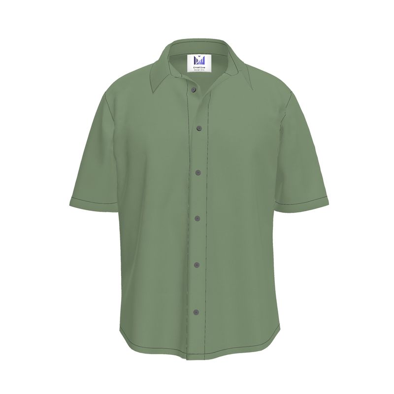 Men's Short Sleeve Jade Green Shirt