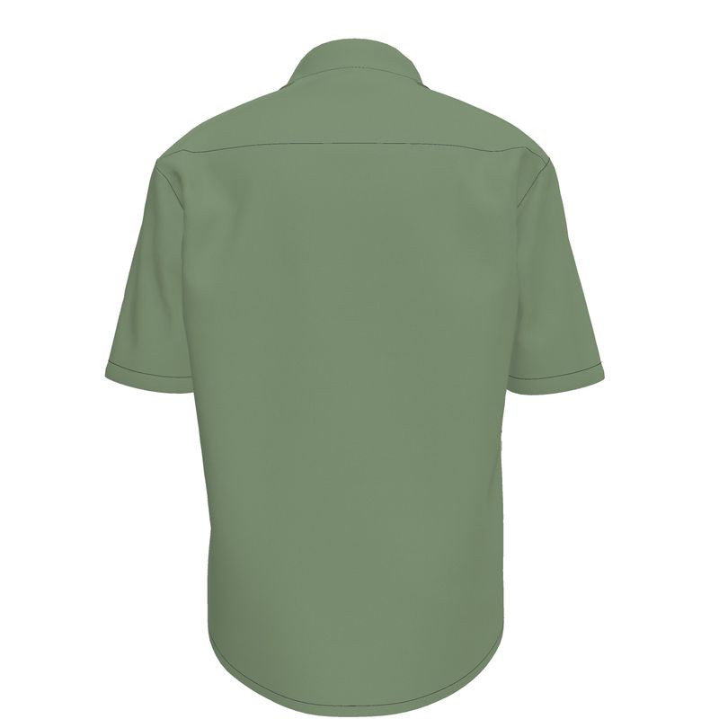 Men's Short Sleeve Jade Green Shirt