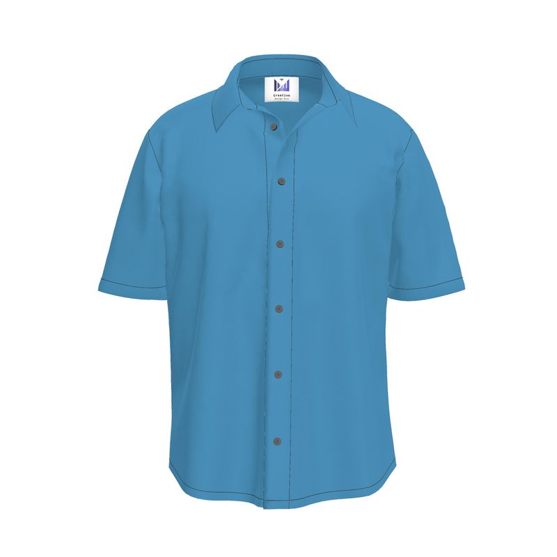 Men's Short Sleeve Tranquil Blue Shirt