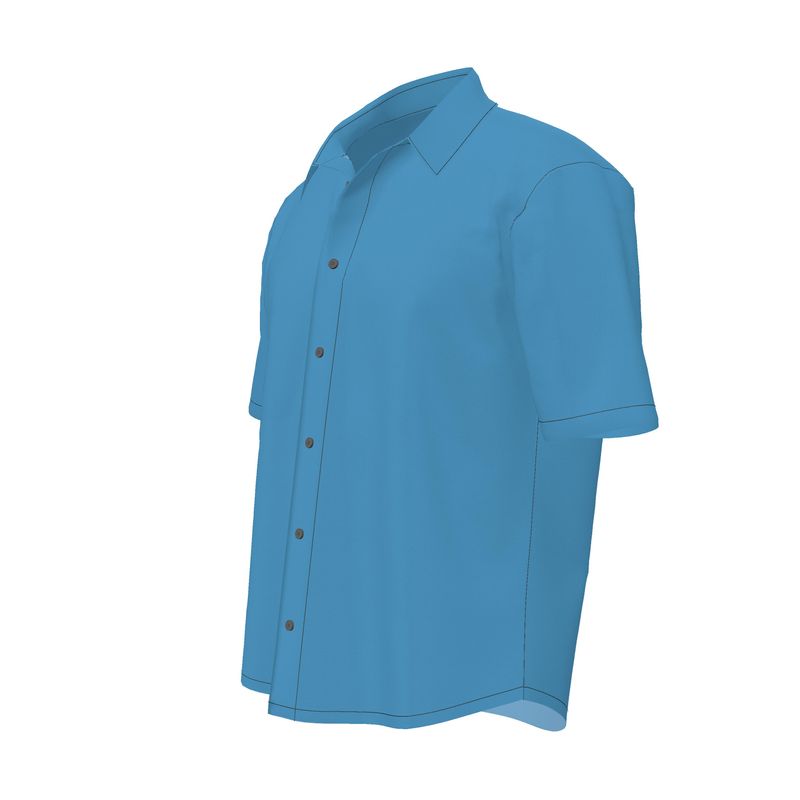 Men's Short Sleeve Tranquil Blue Shirt