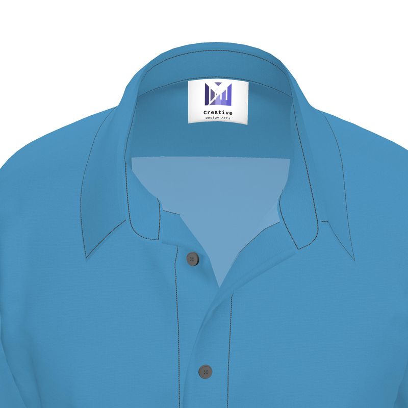 Men's Short Sleeve Tranquil Blue Shirt