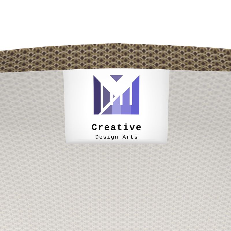 Honeycomb All-Over Print chainmail on Dark Oak T-Shirt