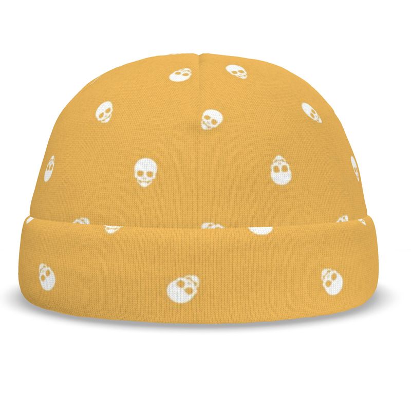 Honeycomb Skull Fusion All-Over Print Beanie