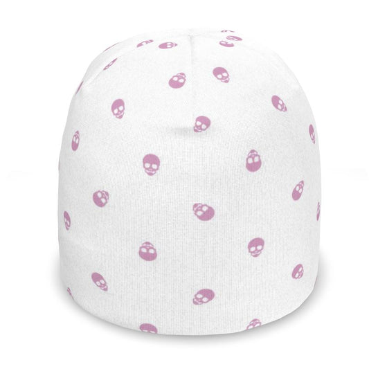 Fondant Pink Bliss Skull All-Over Print Beanie