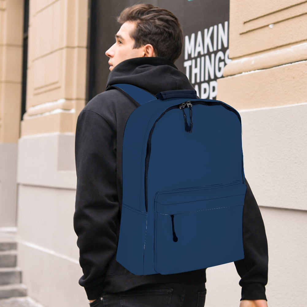 Backpack in Lazuli Blue with Black Trim