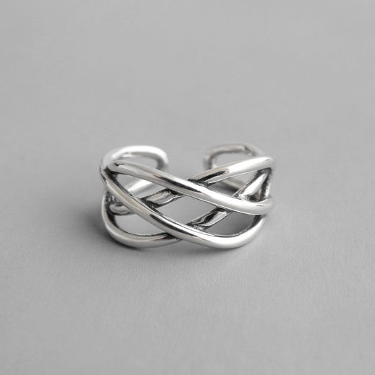 925 Silver Lattice Ring