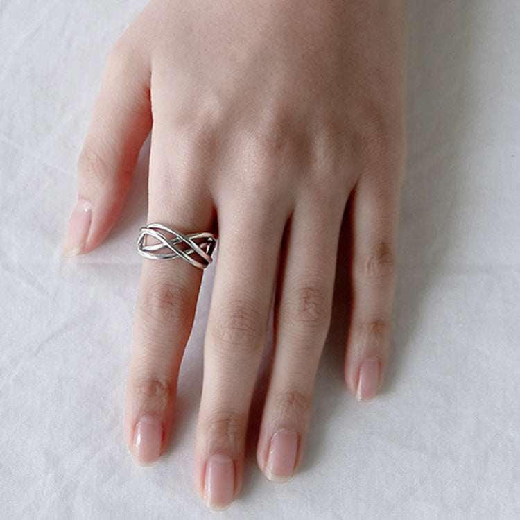 925 Silver Lattice Ring