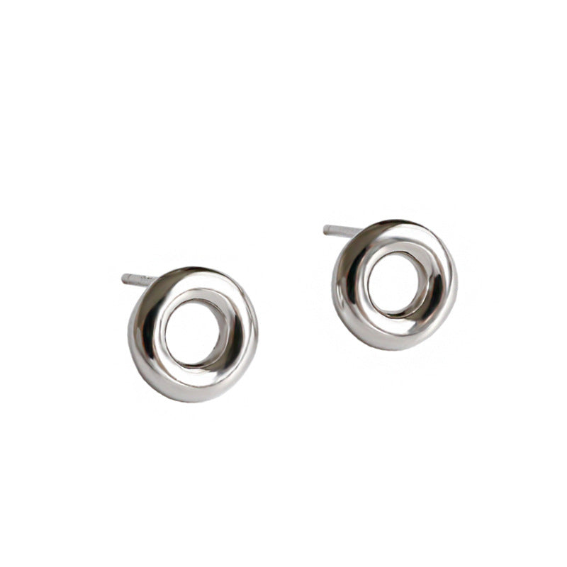 925 Silver Donut Earrings