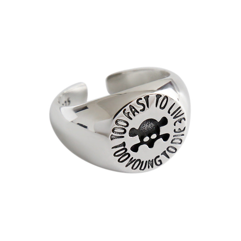 925 Silver Skull Ring