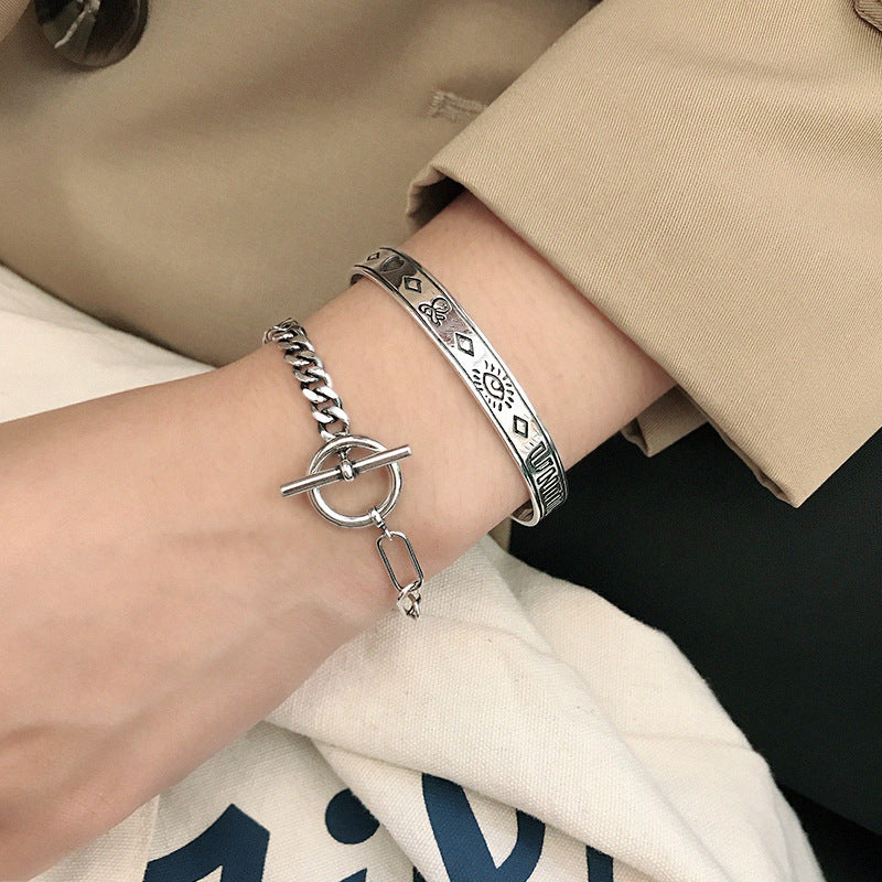 925 Silver Multi-Chain Bracelet