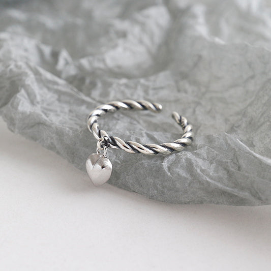 925 Silver Heart Ring