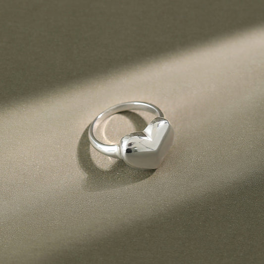 925 Silver Heart Ring