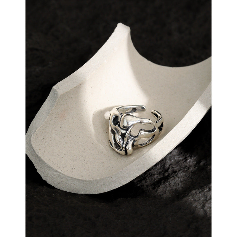 925 Silver Skull Head Ring