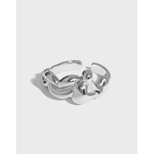 925 Silver Wave Ring