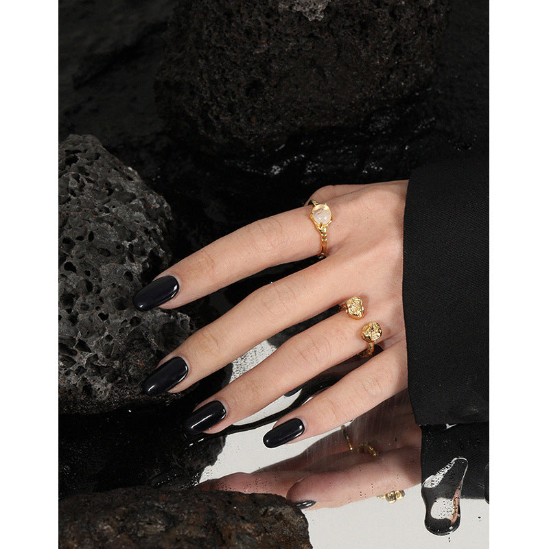 925 Silver Modern Gothic Bone Ring