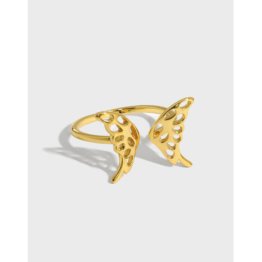 925 Silver Butterfly Ring