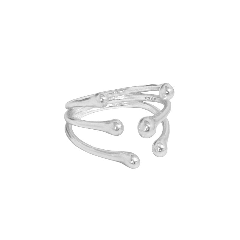 925 Silver Branchy Ring