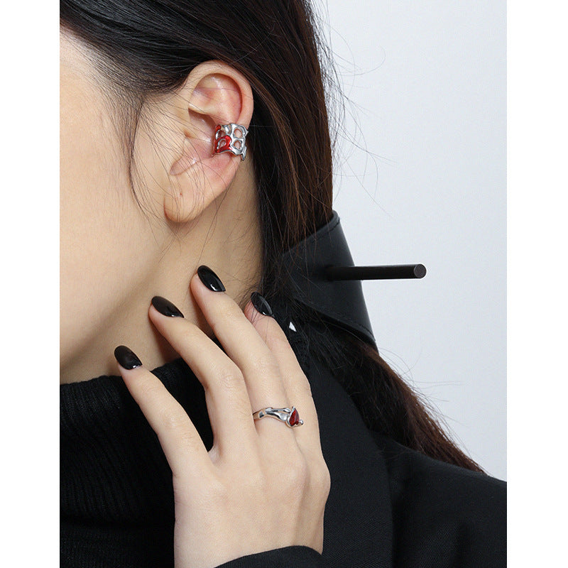 925 Silver Non-Pierced Ear Cuff (Single)