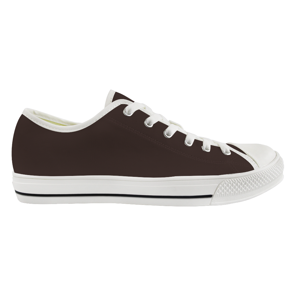 Low Top Sneakers in Dark Oak