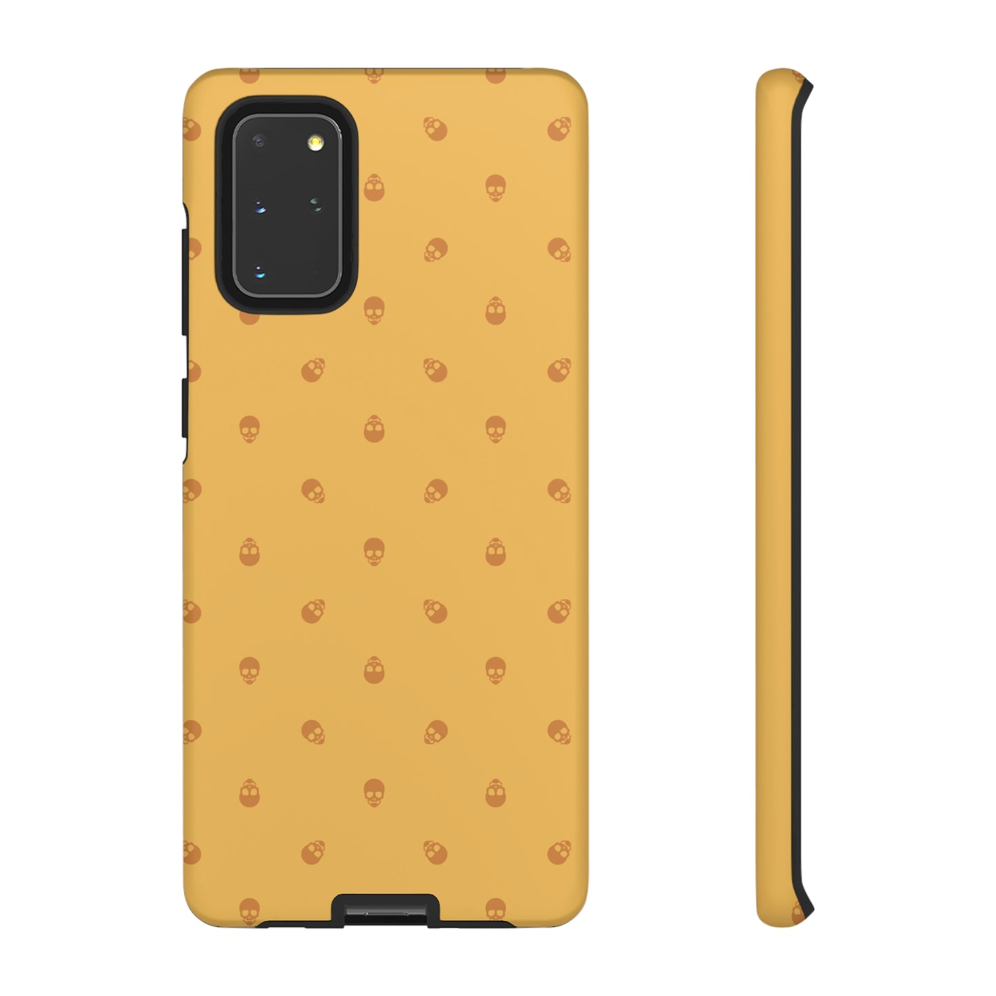 Tough Cases for Iphone, Samsung, Pixel - Sundial Skulls Pattern on Honeycomb