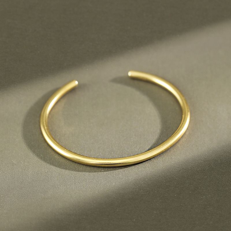 990 Silver Simple Bangle