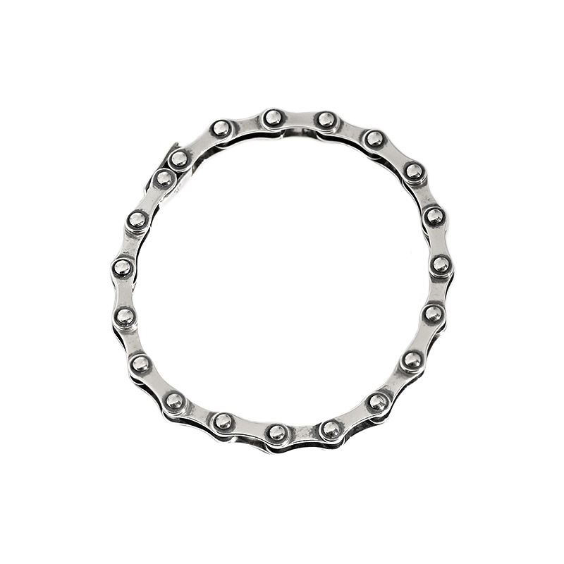 925 Silver Bike Chain Bracelet