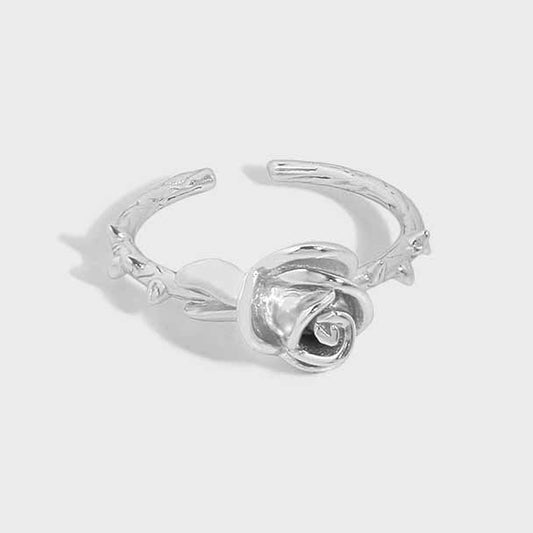 925 Silver Rose Ring