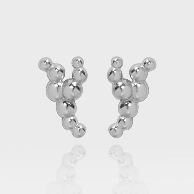 925 Silver Bubble Earrings