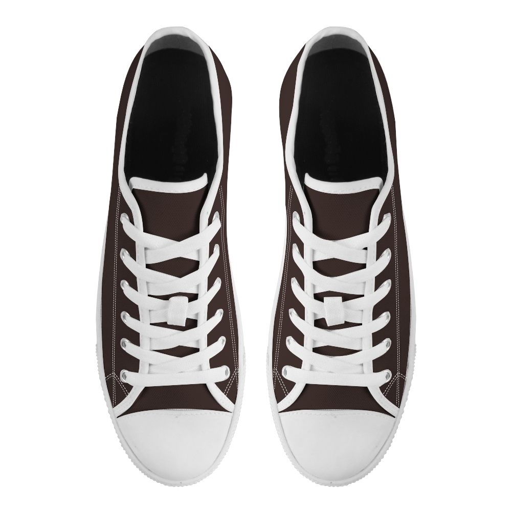 Low Top Sneakers in Dark Oak