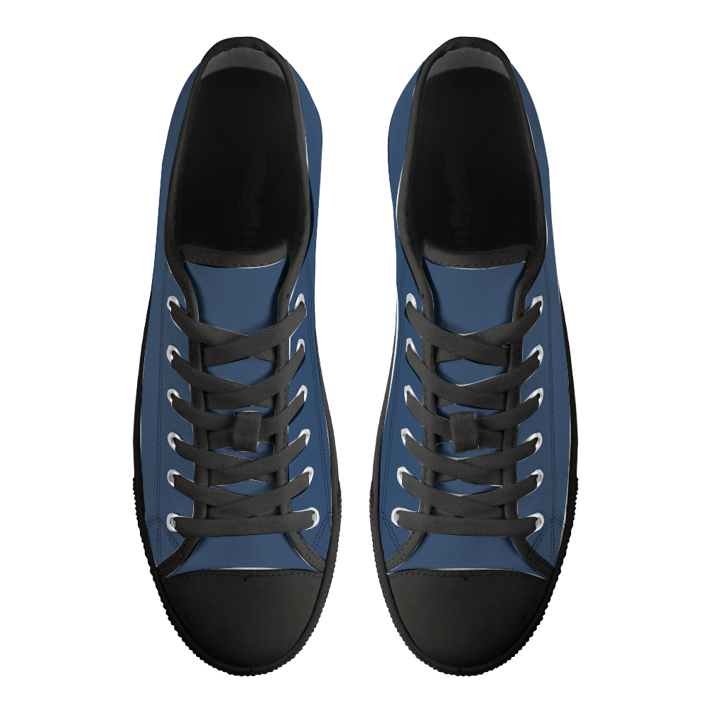 Low Top Sneakers in Lazuli Blue