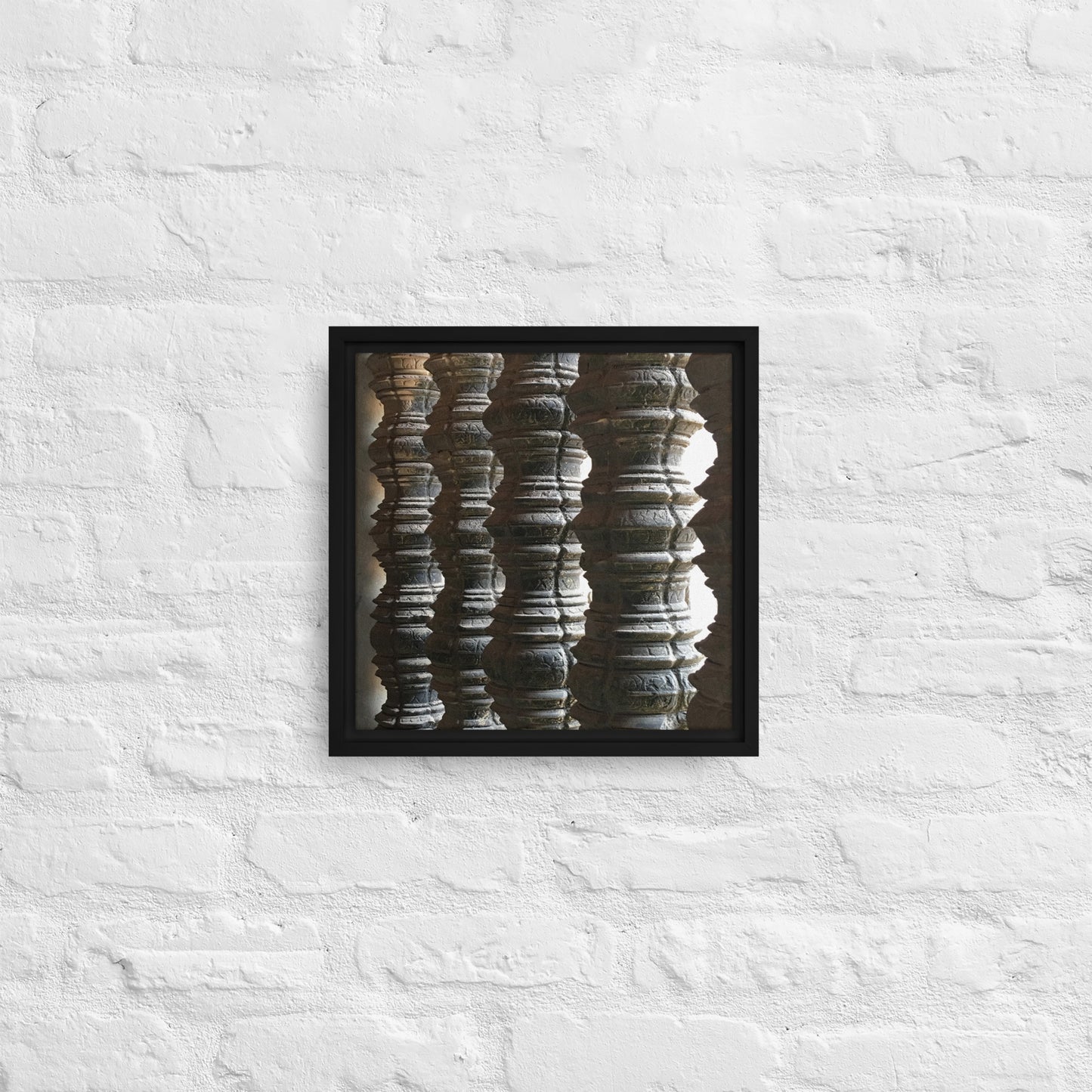 Stone Spindels Framed canvas