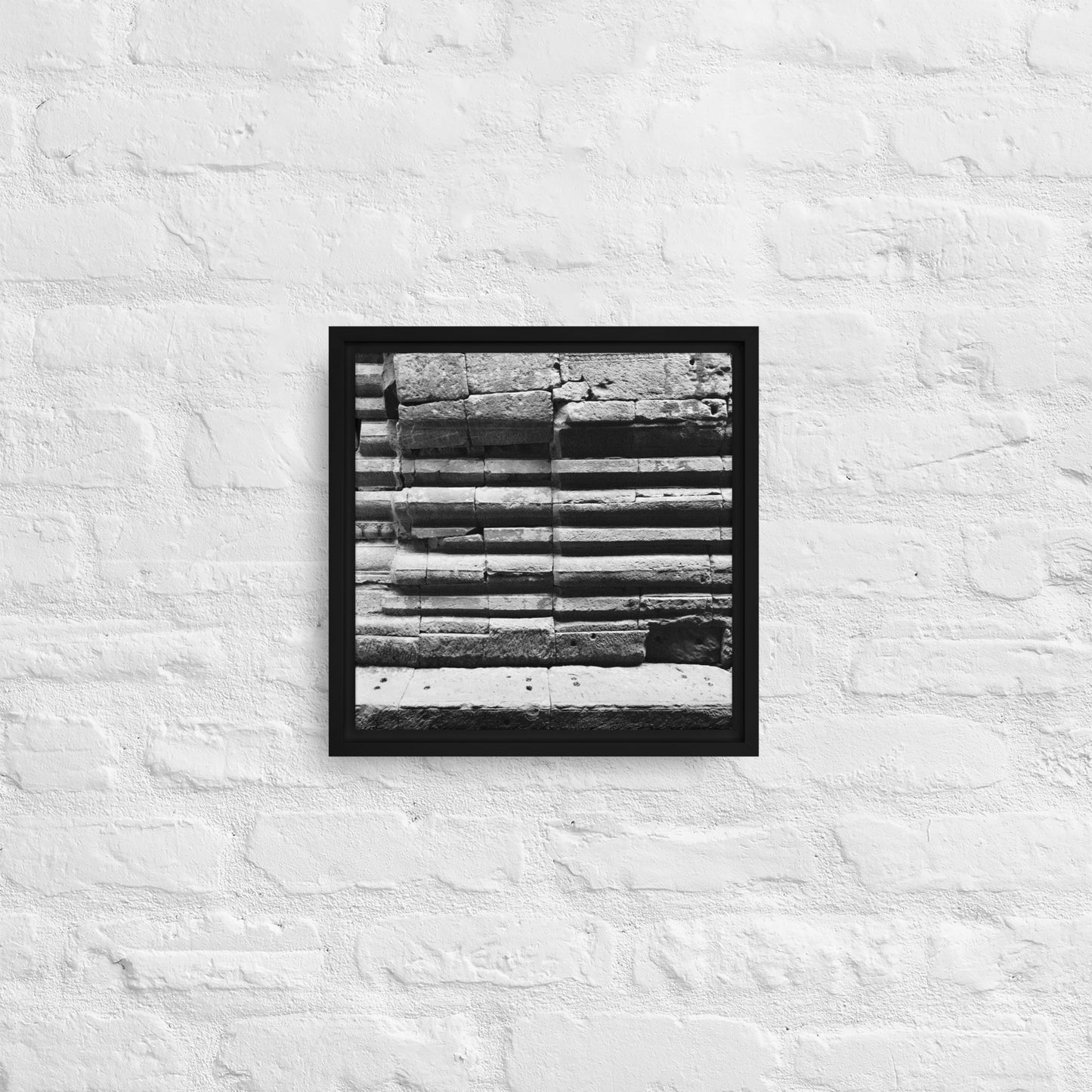 Architectural Texture Framed canvas 01