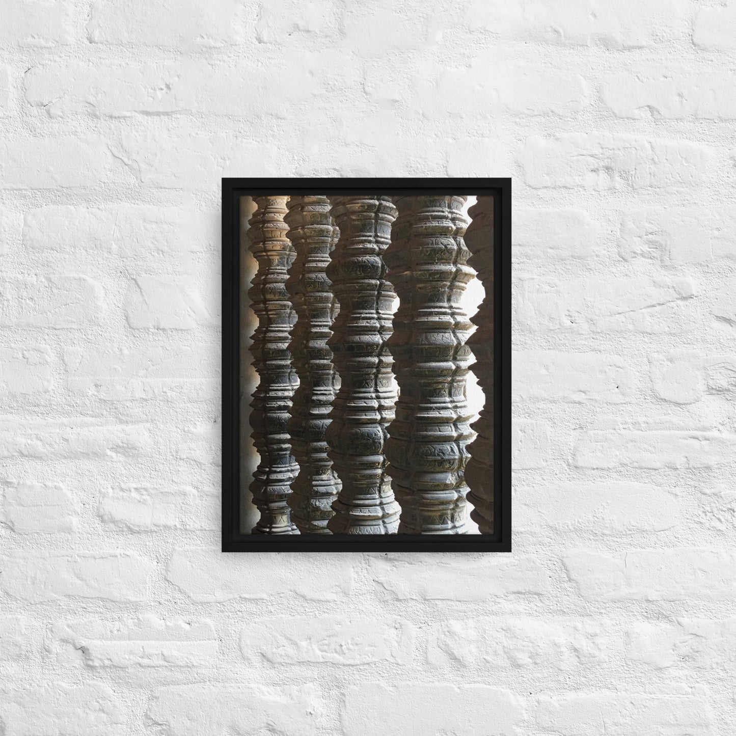 Stone Spindels Framed canvas