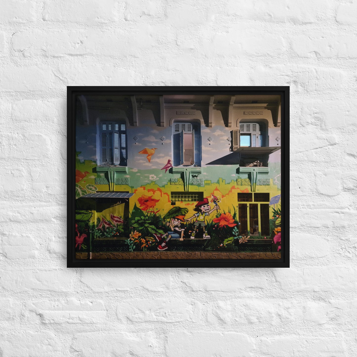 Mural Framed canvas