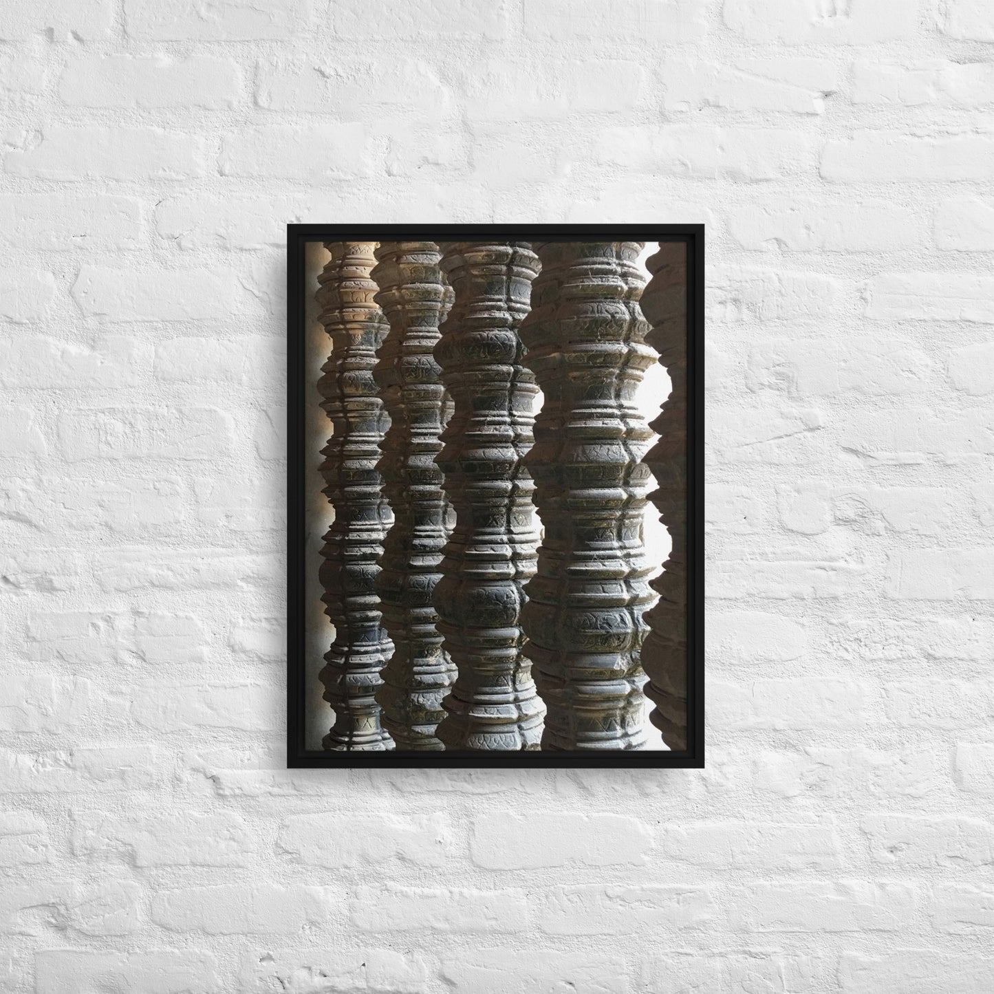 Stone Spindels Framed canvas