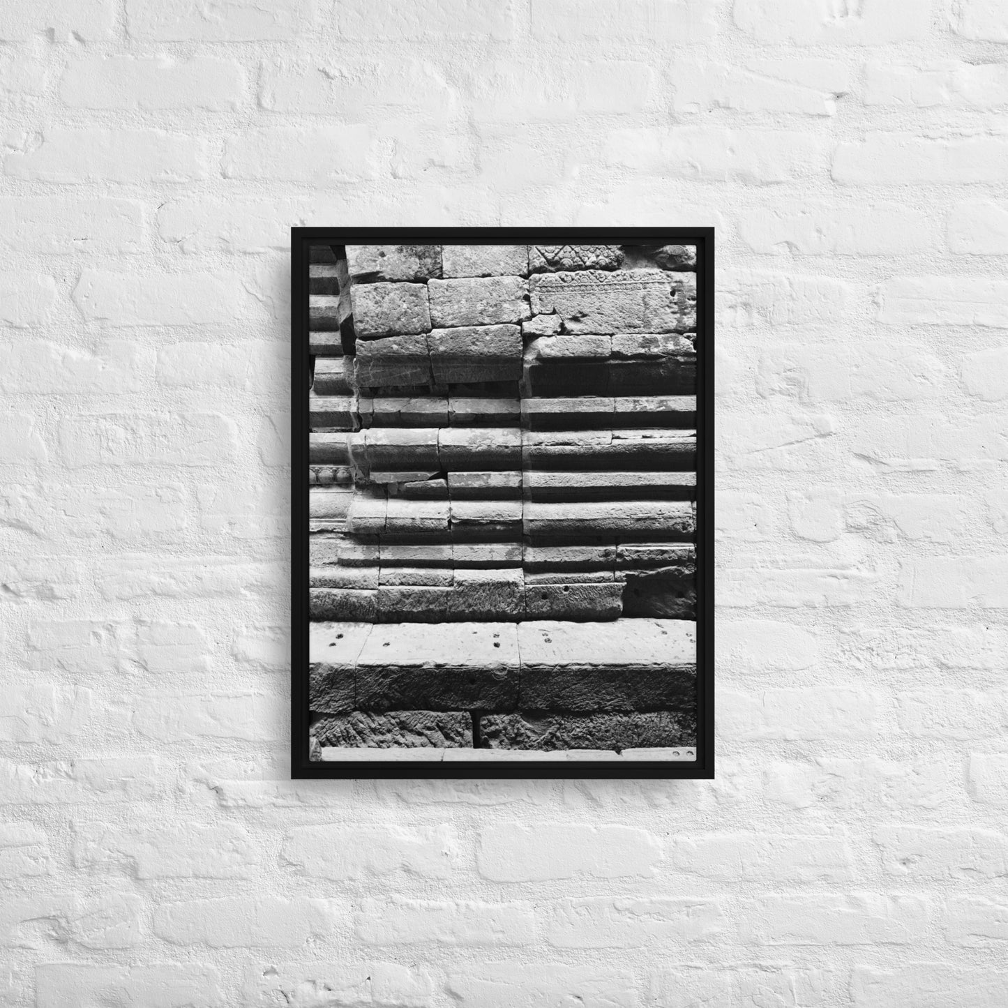 Architectural Texture Framed canvas 01