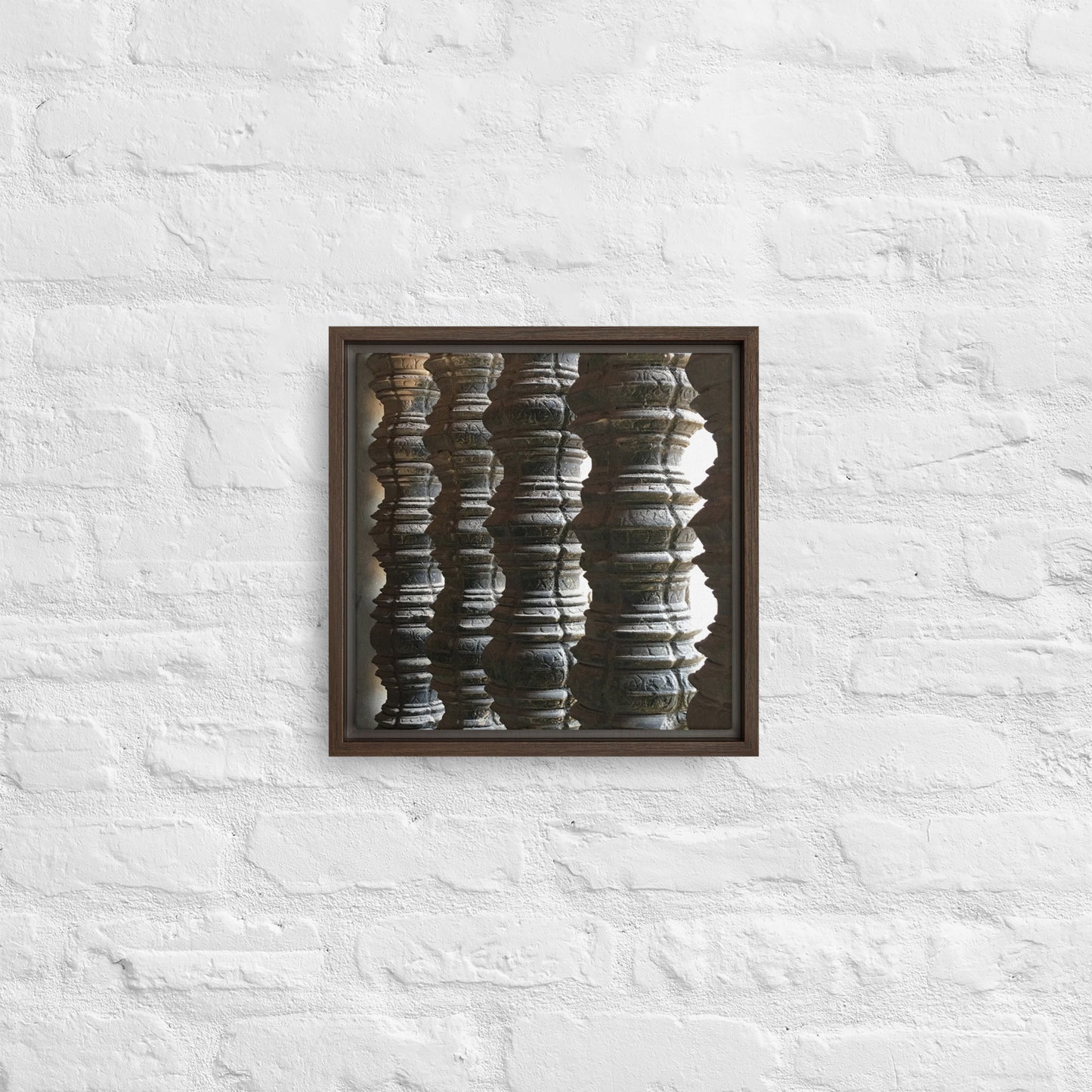 Stone Spindels Framed canvas