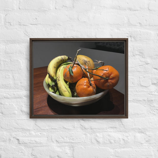 Fruit still life Framed canvas