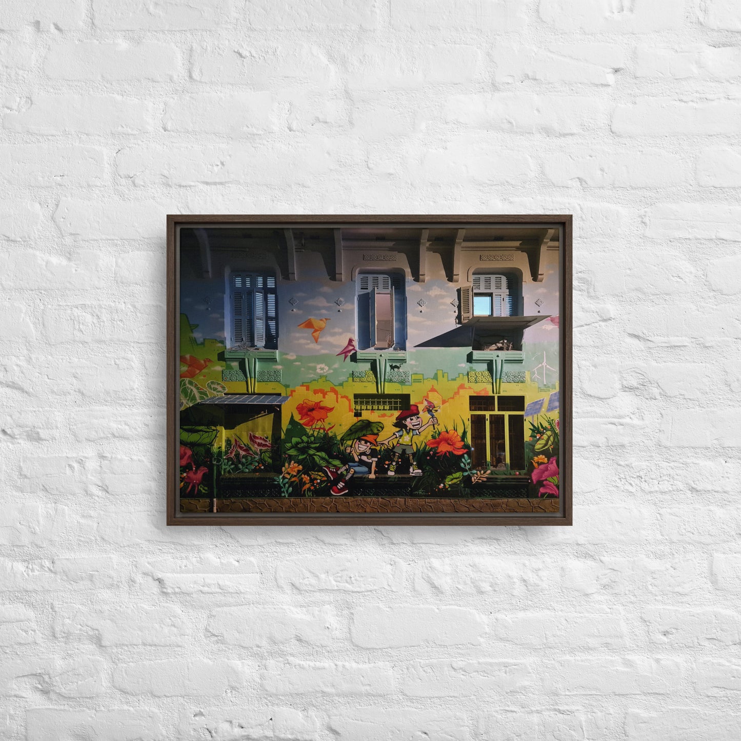 Mural Framed canvas