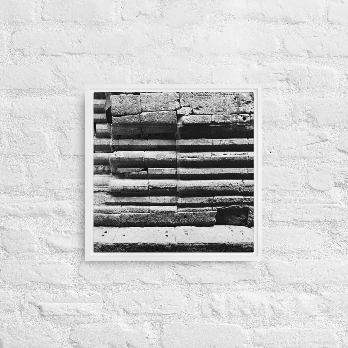 Architectural Texture Framed canvas 01