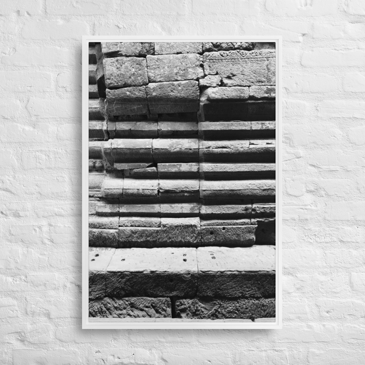 Architectural Texture Framed canvas 01