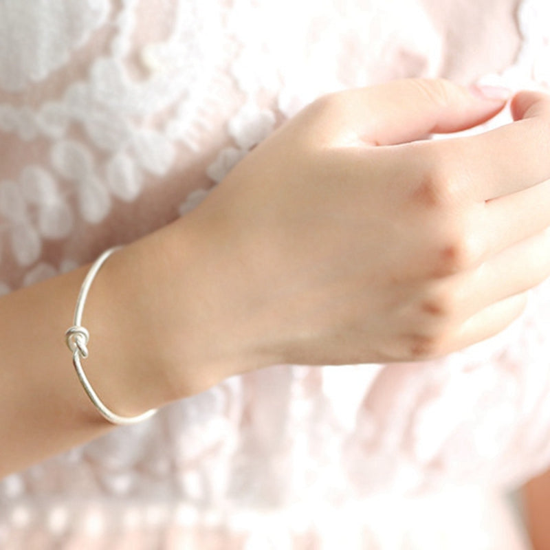 925 Silver Knot Bangle