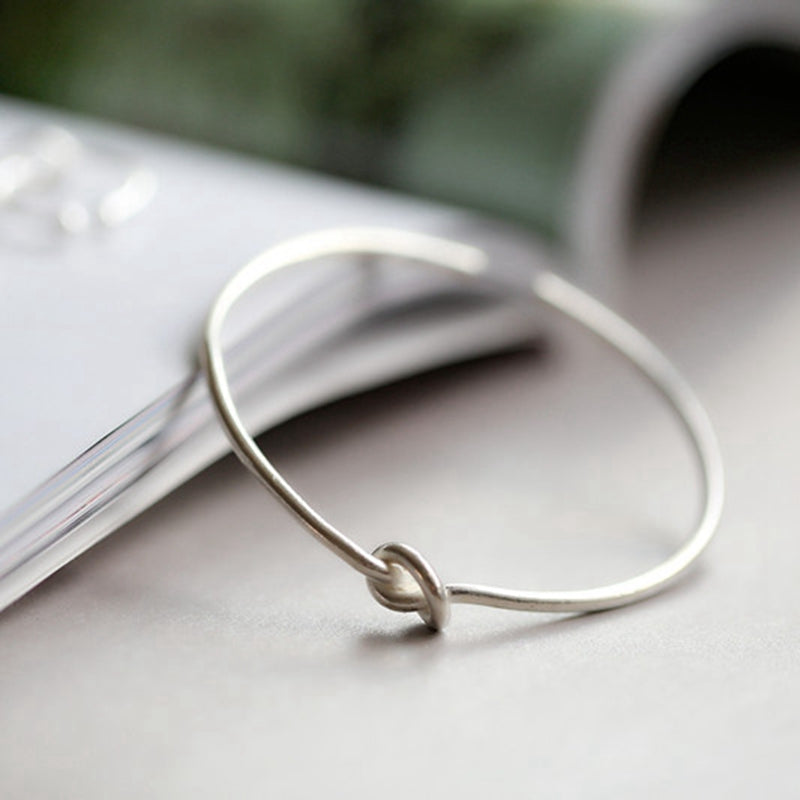 925 Silver Knot Bangle